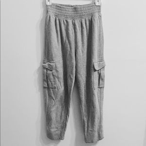 grey high rise sweats
